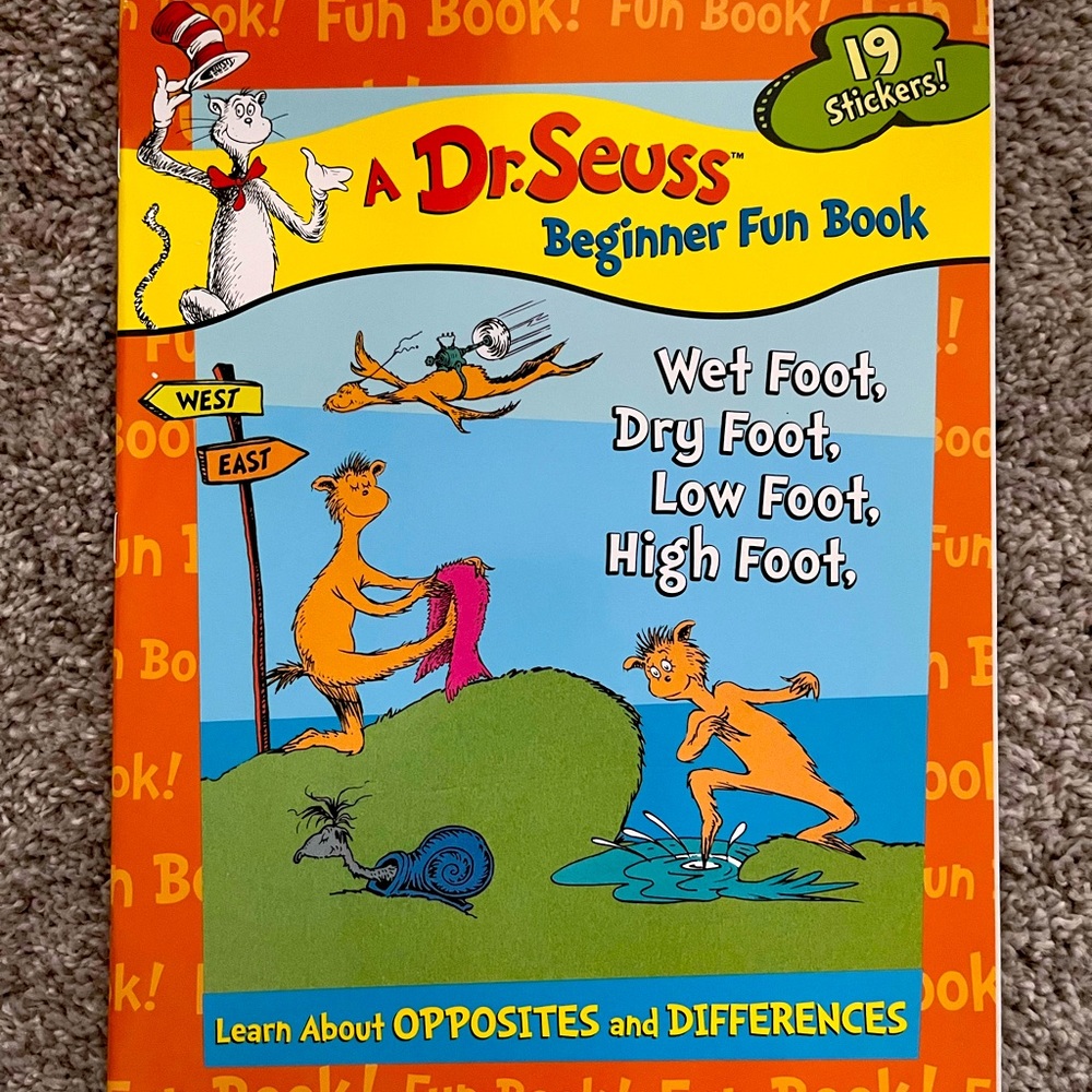 Dr. Seuss sticker book
